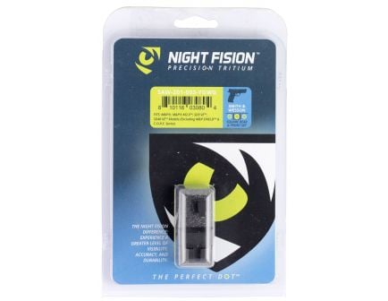 Night Fision Night Sight Set for Smith & Wesson M&P M2.0, SD9 VE Pistols, Green with Yellow Square Front, Green with White Square Rear - SAW-201-003-YGWG