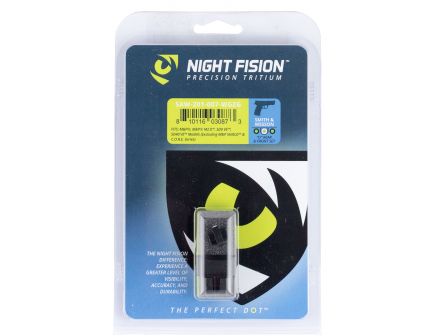 Night Fision Night Sight Set for Smith & Wesson M&P M2.0, SD9 VE Pistols, Green with White Square Front, Green with Black U-Notch Rear - SAW-201-007-WGZG
