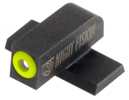 Night Fision Night Sight Set for Springfield XD, XD(M), XD Mod 2 Pistols, Green with Yellow Square Front, Green with White U-Notch Rear - SPR-226-007-YGWG