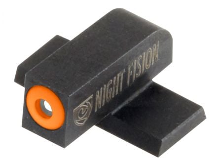 Night Fision Night Sight Set for Springfield XDS, XDE Pistols, Green with Orange Square Front, Green with White Square Rear - SPR-228-003-OGWG