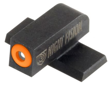 Night Fision Night Sight Set for Springfield XDS, XDE Pistols, Green with Orange Square Front, Green with Black Square Rear - SPR-228-003-OGZG
