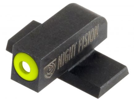 Night Fision Night Sight Set for Springfield XDS, XDE Pistols, Green with Yellow Square Front, Green with Black U-Notch Rear - SPR-228-007-YGZG