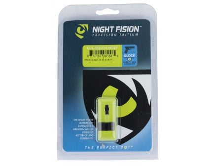 Night Fision Night Sight Set for Glock 20/21/29/30/31/32/36/40/41 Pistols, Green with White Square Front - GLK-002-014-WGZX