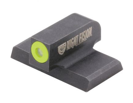 Night Fision Perfect Dot Front Night Sight for HK VP9 and VP9SK Handguns, Green with Yellow Outline - HAK-125-001-YGXX