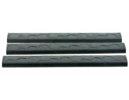 Hexmag Low-Profile Picatinny Polymer Rail Cover, Black - HX-LRC-3PK-BLK
