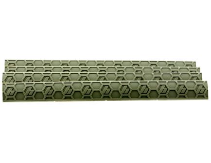 Hexmag Low-Profile M-LOK Polymer Rail Cover, Flat Dark Earth - HX-MLC-4PK-FDE