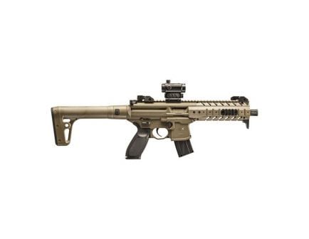Sig Sauer SIG MPX .177 Semi-Automatic Air Rifle w/ Red Dot Scope, FDE - AIRMPXMRD
