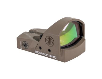 SIG Sauer ROMEO1 PRO Red Dot 1x30mm 6 MOA, FDE - SOR1P103