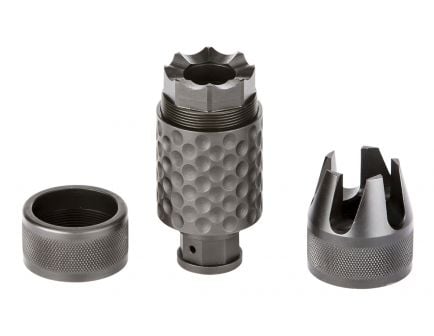 Spikes Tactical Barking Spider 2 1/2-28 Muzzle Brake, 9mm, Black Nitride - SAKB900