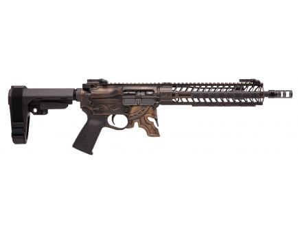 Spikes Tactical Rare Breed Spartan 5.56 Semi-Automatic AR Pistol, Cerakote Bronze - STP5610-M1R