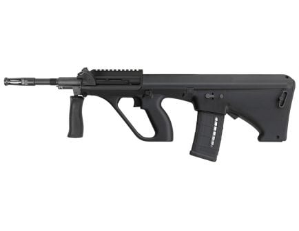Steyr Arm AUG A3 M1 NATO with Short Rail .223 Rem/5.56 Semi-Automatic Rifle w/ Short 11-Slot Rail, Hard Eloxal Coated - AUGM1BLKNATOS