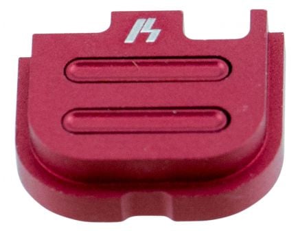 Strike Industries V2 Slide Cover Plate for Glock 43 Pistol, Red - GSPG43V2RED