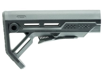 Strike Industries MOD1 Polymer Strike Stock, Black/Black - VIPER-ES-MOD1BK-BK