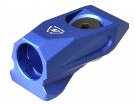 Strike Industries AR Aircraft Grade Aluminum Quick Detach Link Angled Mount, Blue - LINK-AQD-BLU