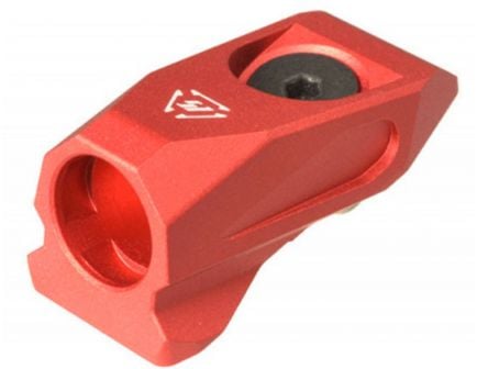 Strike Industries AR Aircraft Grade Aluminum Quick Detach Link Angled Mount, Red - LINK-AQD-RED
