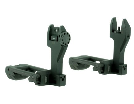 Strike Industries Front/Rear Back Up Iron Folding Sight Set for AR-15 Style Rifle - SI-SIDEWINDER