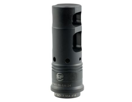 Surefire-Laser Product Socom 5/8-24 Muzzle Brake, .277, Diamond-Like Carbon Coated - SFMB-68-5/8-24