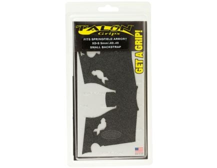 Talon Grips Granulate Small Pistol Grip for Springfield XD-S 9mm/.40/.45, Black - 207G