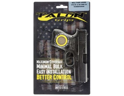 Talon Grips Rubber Pistol Grip for Walther PPQ M1/M2 .22/9mm/.40, Moss - 602M