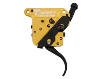 Timney Triggers Calvin Elite Curved Drop-in Trigger for Remington 700 Rifles, Black/Gold - 520CE
