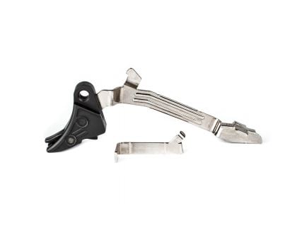 ZevTech Pro Curved Face Trigger Bar Kit for Glock 26, 19, 17, 34, 19X Gen 5 Pistols, Black - CFT-PRO-BAR-5G-B-B
