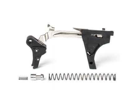 ZevTech Pro Flat Face Trigger Drop-in Kit for Glock 17, 17L, 19, 26, 34, Gen 3 Pistols, Black - FFT-PRO-DRP-3G9-B-B