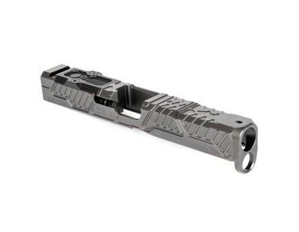 ZevTech Z17/ORION Stripped Slide for Glock 17 Gen 5 Pistol, Titanium Gray - SLD-Z17-5G-ORION-RMR-GRY
