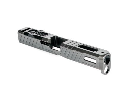 ZevTech Z17/OMEN Stripped Slide for Glock 17 Gen 5 Pistol, Titanium Gray - SLD-Z17-5G-OMEN-RMR-GRY