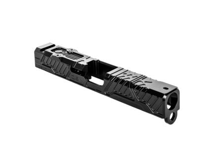 ZevTech Z19/ORION Stripped Slide for Glock 19 Gen 1-3 Pistol, DLC Black - SLD-Z19-3G-ORION-RMR-DLC