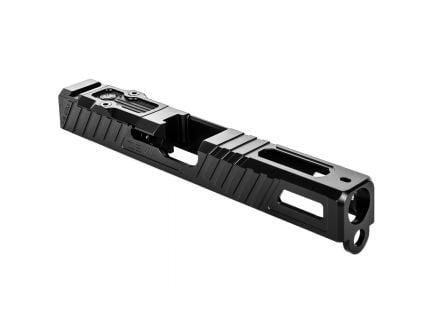 ZevTech Z17/OMEN Stripped Slide for Glock 17 Gen 1-3 Pistol, DLC Black - SLD-Z17-3G-OMEN-RMR-DLC