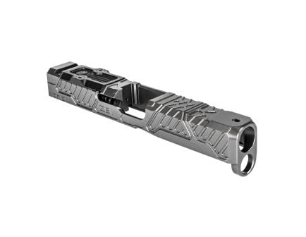 ZevTech Z19/ORION Stripped Slide for Glock 19 Gen 5 Pistol, Titanium Gray - SLD-Z19-5G-ORION-RMR-GRY