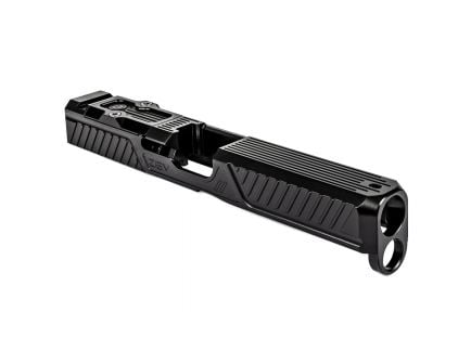 ZevTech Z17/CITADEL Stripped Slide for Glock 17 Gen 5 Pistol, DLC Black - SLD-Z17-5G-CIT-RMR-DLC