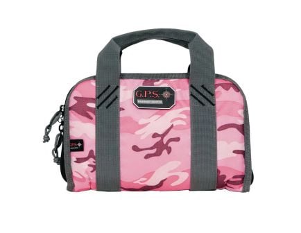 G Outdoors Compact Double Pistol Case, Pink - 1106PCPK