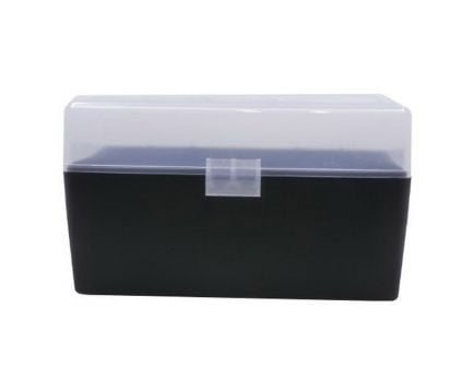 Berrys Bullets 409 50 Round Flip-Top Ammo Box, Clear/Black - 79314