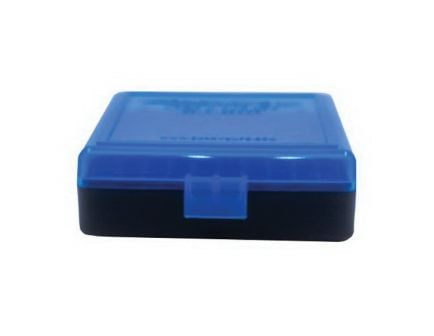 Berrys Bullets .22lr 100 Round Flip-Top Ammo Box, Blue/Black - 83500
