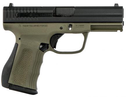 FMK Firearms 9C1 G2 FAT 9mm Pistol, Olive Drab Green - G9C1G2OD