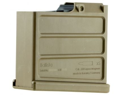 FN America 5 Round .338 Lapua Magnum Low Capacity Detachable Magazine, Flat Dark Earth - 3703013382