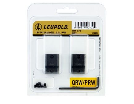 Leupold QRW Winchester/Tikka T3/T3x Steel 2-Piece Scope Base, Matte Black - 170029