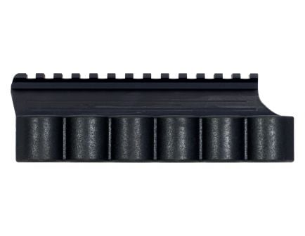 TacStar Integral Picatinny Rail Mount w/ Sidesaddle for Benelli M4 12 Gauge Shotgun, Black - 1081022