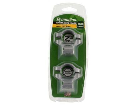 Remington 783 1" Medium Z2 Alloy 2-Piece Integral Scope Mount, Silver - 19730