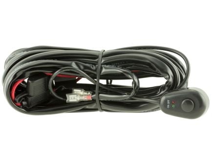 GSM Outdoors Light Bar Universal Wiring Harness Kit, Black - CYCLBWH1