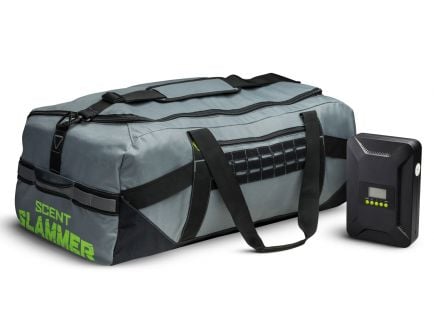GSM LLC Scent Slammer Ozone Duffle Bag w/ Ozone Eliminator, Gray - OZNBAG