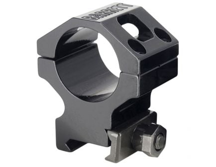 Barrett Firearms Zero Gap 30mm Ultra High 7075 T6 Aluminum Scope Ring, Hard Anodized Black - 13324