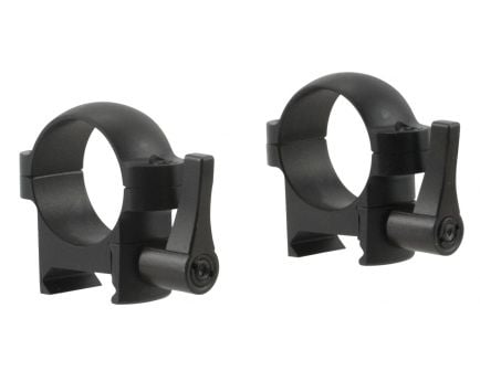 Burris 1" Low Steel 2-Piece Quick Detach Zee Ring, Matte Black - 420031