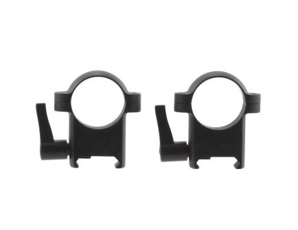 Burris 1" High Steel 2-Piece Quick Detach Zee Ring, Matte Black - 420037