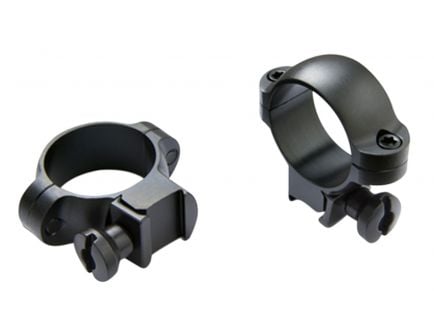 Burris Rimfire Deluxe .22 Cal 1" High Steel 2-Piece Scope Ring, Matte Black - 420076