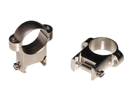 Burris 1" High Steel Zee Ring, Nickel - 420086