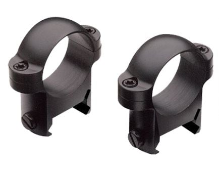 Burris Signature 1" Medium Steel 2-Piece Weaver Style Zee Ring, Gloss Black - 420520