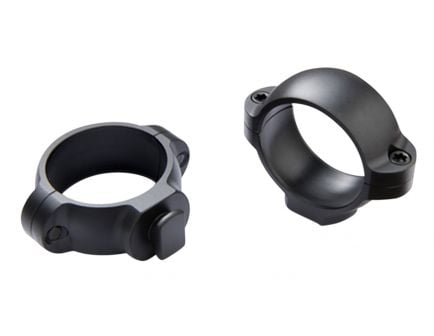 Burris Signature 30mm Medium Steel 2-Piece Universal Dovetail Scope Ring, Matte Black - 420578