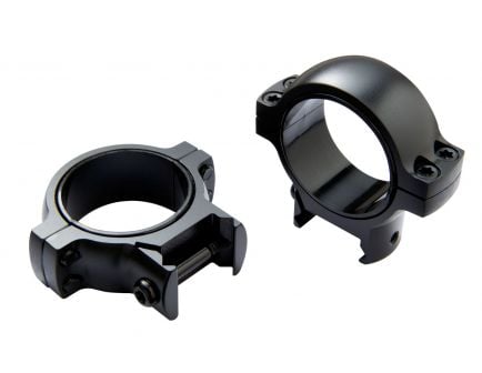 Burris Signature 30mm Medium Steel 2-Piece Weaver Style Zee Ring, Matte Black - 420588